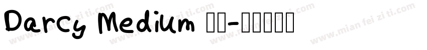Darcy Medium 先生字体转换